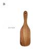1pc/1 Set Premium Teak Wood Slotted Spurtle Spatulas Spoons Set for Nonstick Cookware Kitchen Cooking Heat Resistant Non Stick