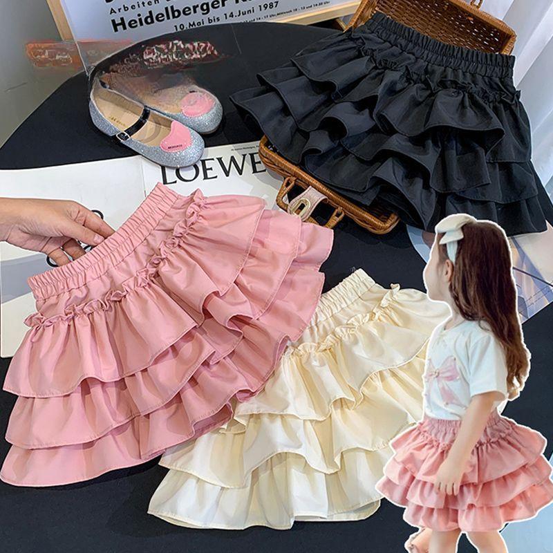 Mädchen Sommerkleid Halbrock Prinzessinnenrock Kuchenrock Mädchen Kurzrock Flauschiger Rock Prinzessinnenrock Hosen