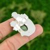 Natural Labradorite Gemstone Promise Bird Adjustable Ring 925 Sterling Silver