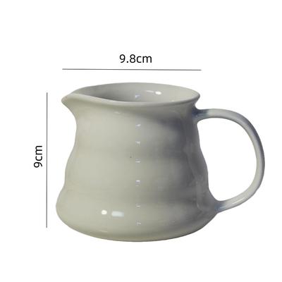 450ml Kaffee-Server Keramik-Kaffeekanne Keramik-Teekanne Kaffee-Karaffe Handaufguss-Kaffeekanne für Zuhause Büro Café