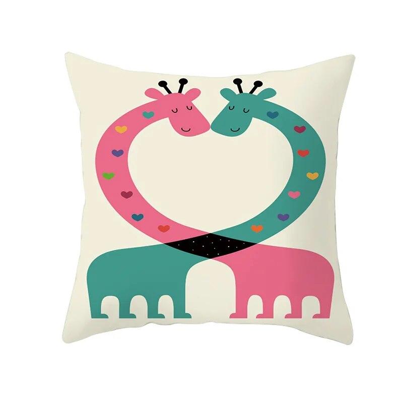 Happy Valentines Day LOVE Heart Față de pernă pentru cuplu Husă de pernă pentru canapea Husă de pernă pentru pat Husă de pernă Decor acasă Husă de pernă pentru mașină