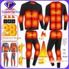 Smart Heating Underwear Set - Auto-Temperature Control, Winter Thermal Wear, Unisex Electric Warm Layer
