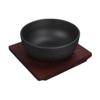 Thicken Cast Iron Bowl Korean Stone Bowl for Bibimbap For induction cooker With tray