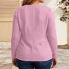 Women's Fashion Casual Plus Size Solid Color Long Sleeve Jacket
