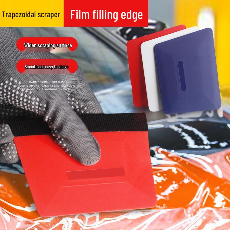 Transparent Car Wrap Trapezoidal Trimming & Sealing Scraper