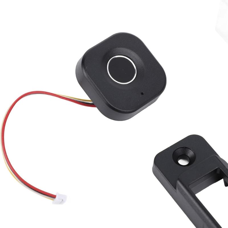 Practical Wood Furniture Lock Fingerprint Cabinet Lock With Automatic Locking and Emergency Morses Code Unlocks 1