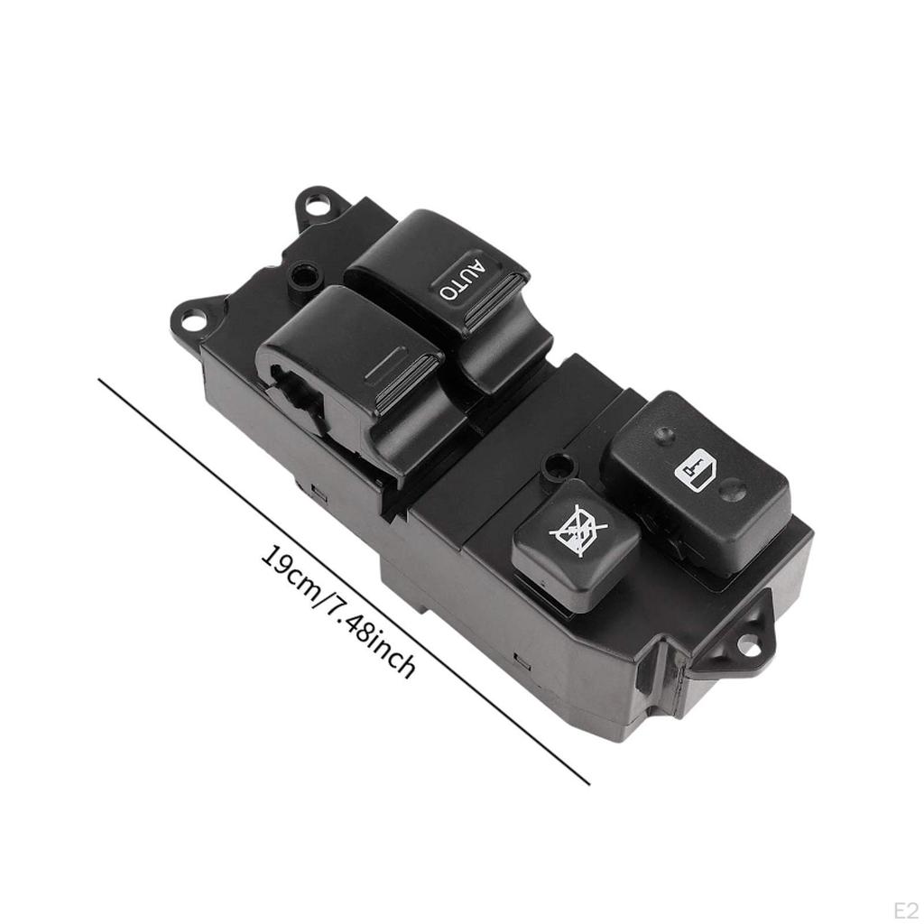 Window Control Switch Front Left Sturdy Automotive Accessories Easily Install Spare Parts