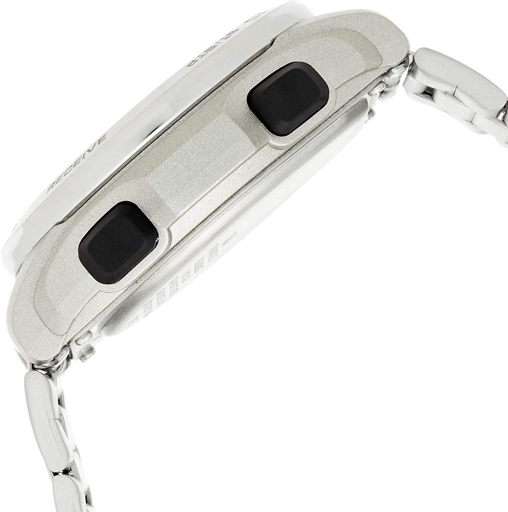 Cue & Cue SOLARMATE MHS7-200 Men's Radio-Controlled Solar Chronograph Watch, Water Resistant to 10 ATM, Silver