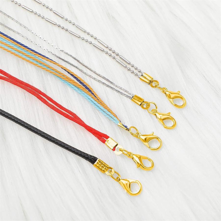 110 Stück/Set Legierung Karabinerhaken Biegeringe Lederclipspitze Falz Crimpverbinder Für Armband Halskette DIY Schmuckherstellungszubehör