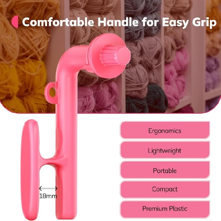 Outil de démarrage au crochet pour débutants Ensemble de crochets multifonctionnel Portable en plastique Pour l'artisanat au tricot