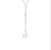 Handmade Yoga OM Pendant Necklace With Colorful Zircon Hollow Polished Lotus Charm Accessory