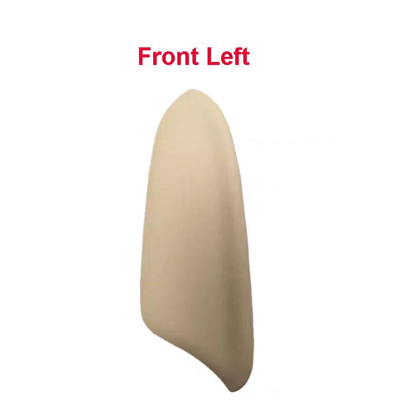 Car Leather Door Armrest Cover Trim Panel Interior Door Handle Lid Decoration Beige/Black for Honda Accord 8th Gen 2008-2013