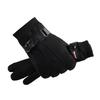 Warm Gloves Men's Suede Gloves Outdoor Riding Driving Sports Fleece Thickened Touch Screen Autumn and Winter Gloves