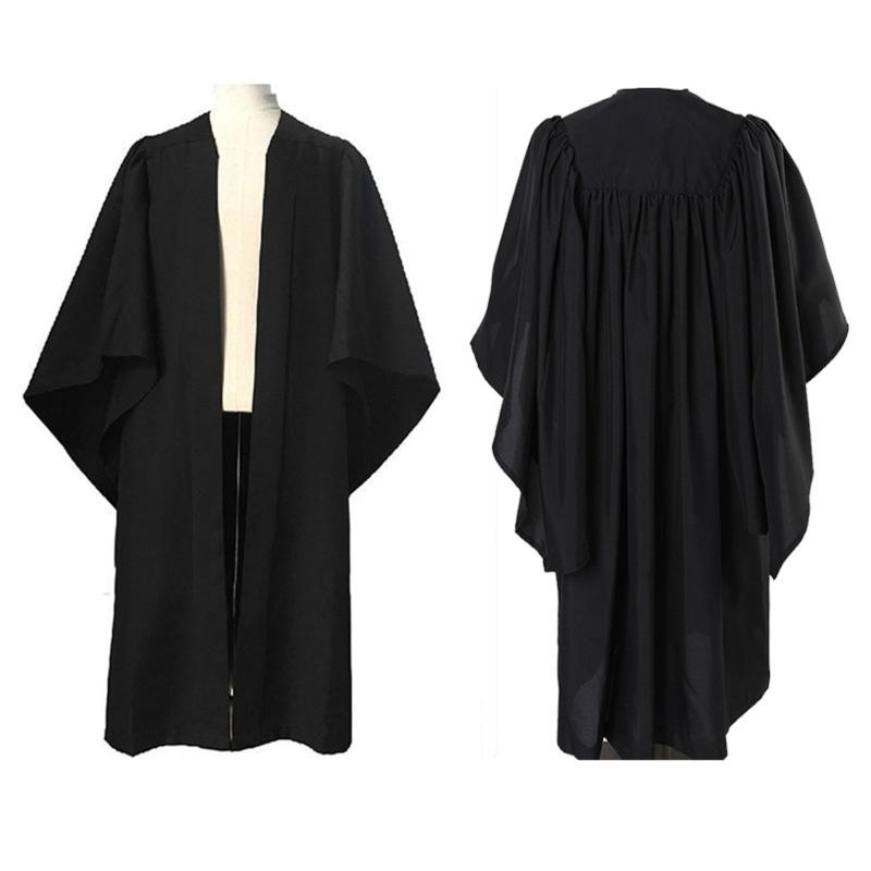 Unisex Matte Graduation Gown for High School and Bachelor,Choir Robes for Baptism Church,Pastor Judge Robe Costume