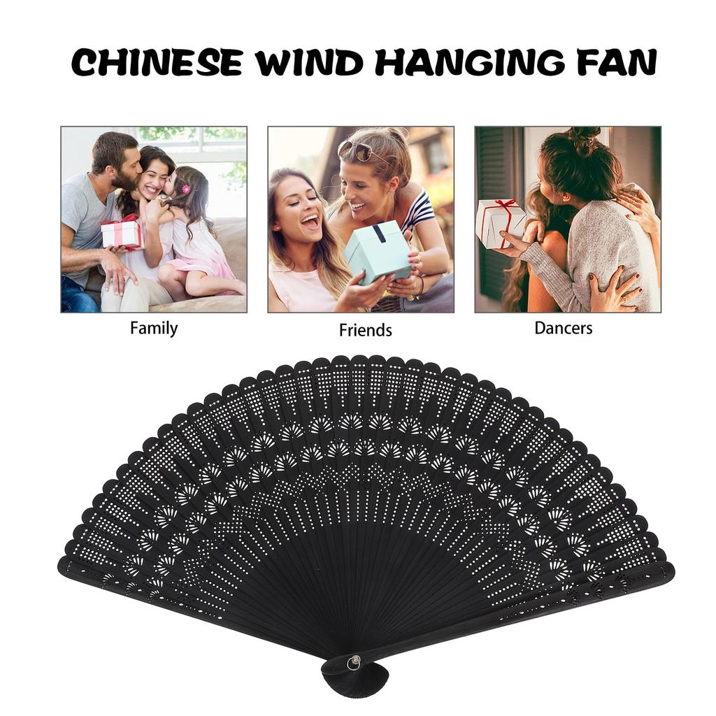 LIOOBO Folding Durable Kyoto Folding Short Fabric Perfect for Japanese Kabuki Gift Fan, Bamboo, Women's, Stylish, Style, Fan, Fan, Kimono,