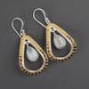 Rainbow Moonstone Jewelry, 925 Solid Sterling Silver Earrings Jewelry, Handmade Earrings Gemstone Jewelry For Women