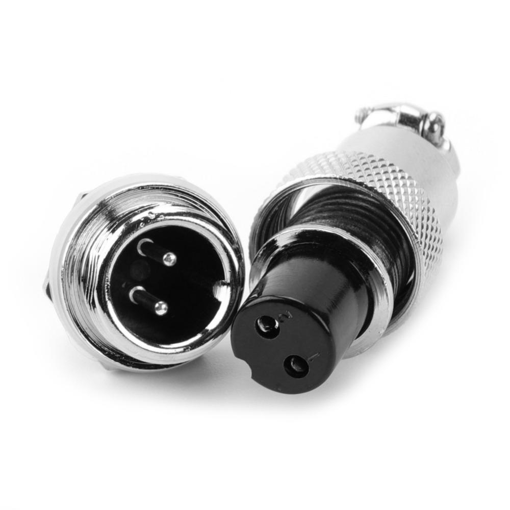 5Set GX12 Aviation Plug Socket 2Pin 2-Pin Plug Socket Connector  Industrial Applications