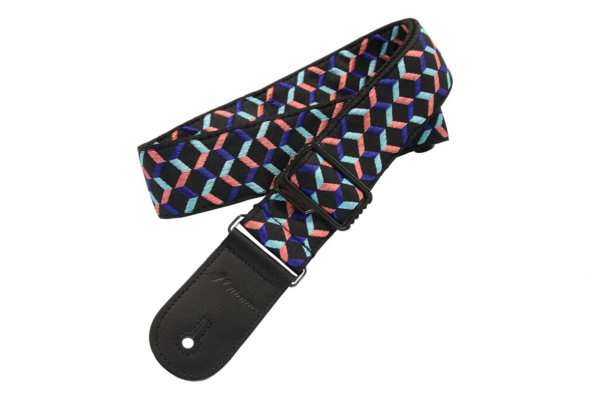 MS02 CUBE Guitar Strap [Morris] (Cube Pattern)