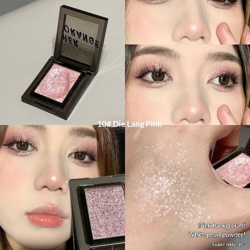 Eyeshadow Palette Fine Easy-To-Apply Sparkling Pearlescent Mashed Potato Eyeshadow Brightening Makeup A10