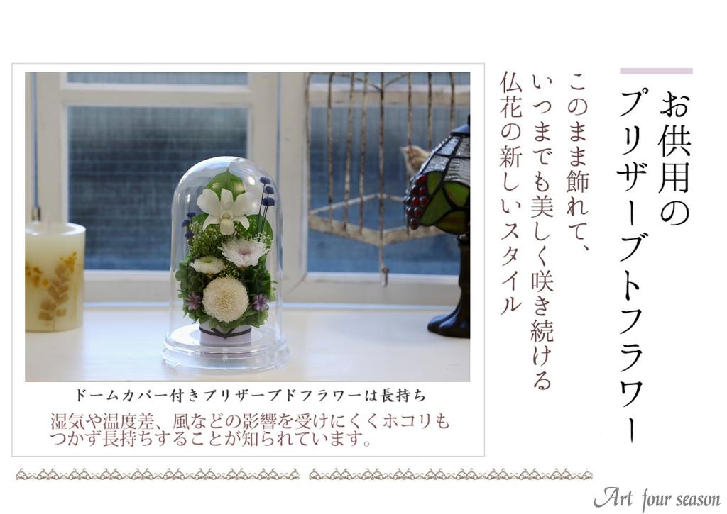 Art for Seasons Offering Mum Dome Preserved Flowers (White with Clear Base)