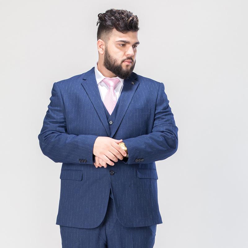 

Мужской повседневный деловой костюм больших размеров - осень/зима в корейском стиле 4XL