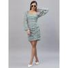 Bedrucktes Bodycon Lässiges Western Stilvolles Kleid | A-Linienförmiges Lässiges Party Mini VFF-5200
