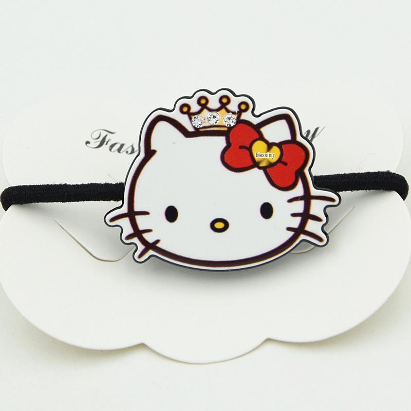 Cute Kitty Rubber Hair Ties - Hot Selling 2-Yuan Store Essential