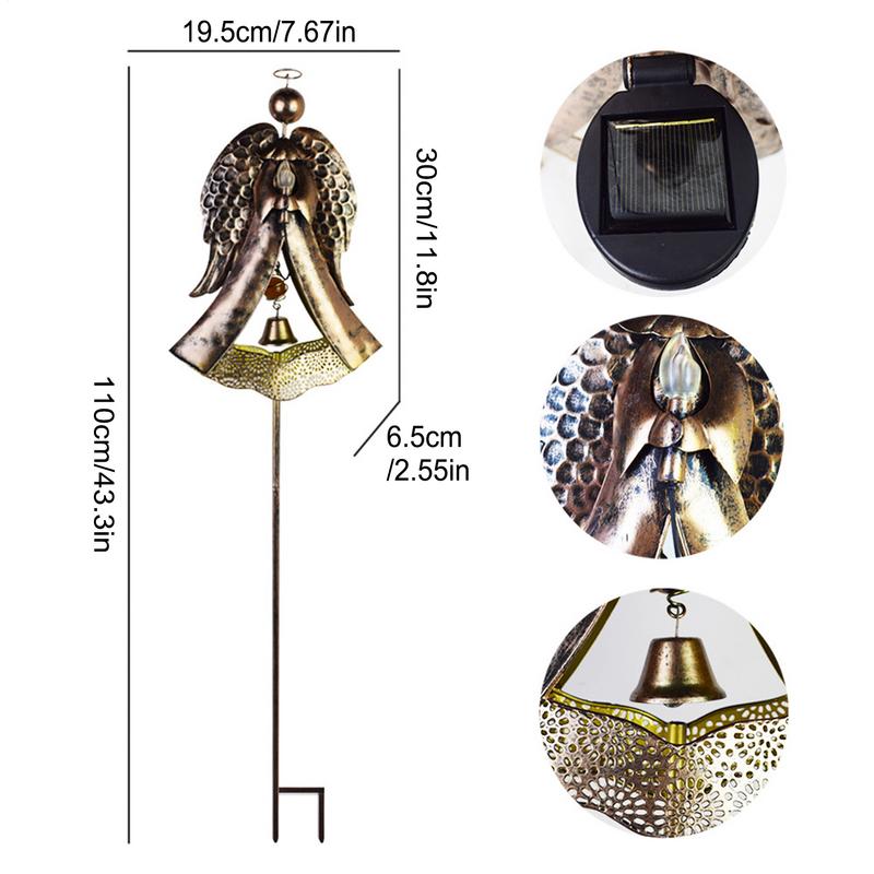 Solar Grave Lights Solar Powered Outdoor Grave Stake Lights Waterproof Elegant Memorial Remembrance Lighting For Loved Families
