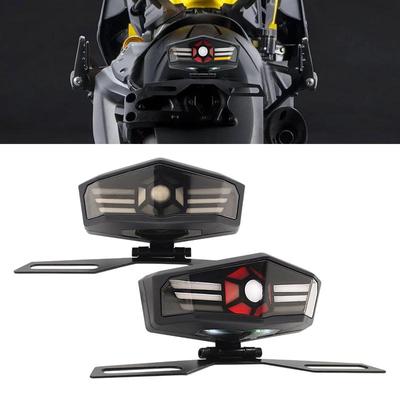 12 V Motosiklet Arka Işıklar Motosiklet Dönüş Sinyalleri LED Fren Kuyruk Işık Dur Yönü Göstergesi Flaşör Honda Harley için
