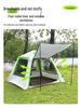 Aufblasbares wasserdichtes Campingzelt für 3-4 Personen mit Luftpumpe
