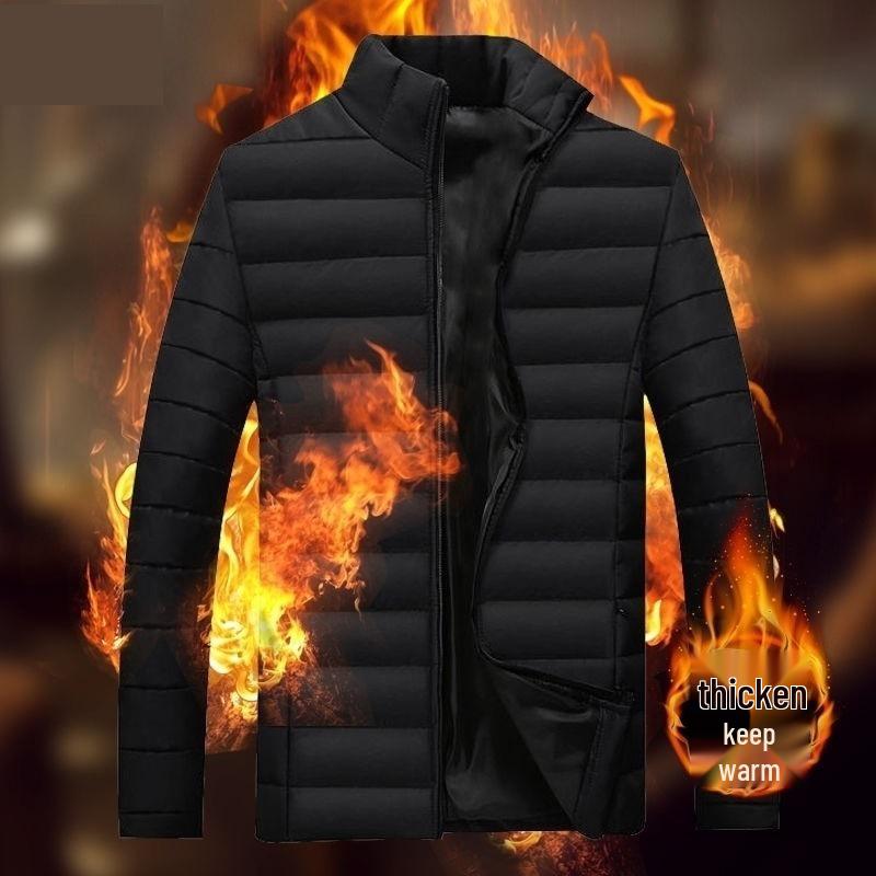 Men's 2023 Korean Style Winter Cotton-Padded Jacket - Thick Insulated Trendy Workwear Coat
