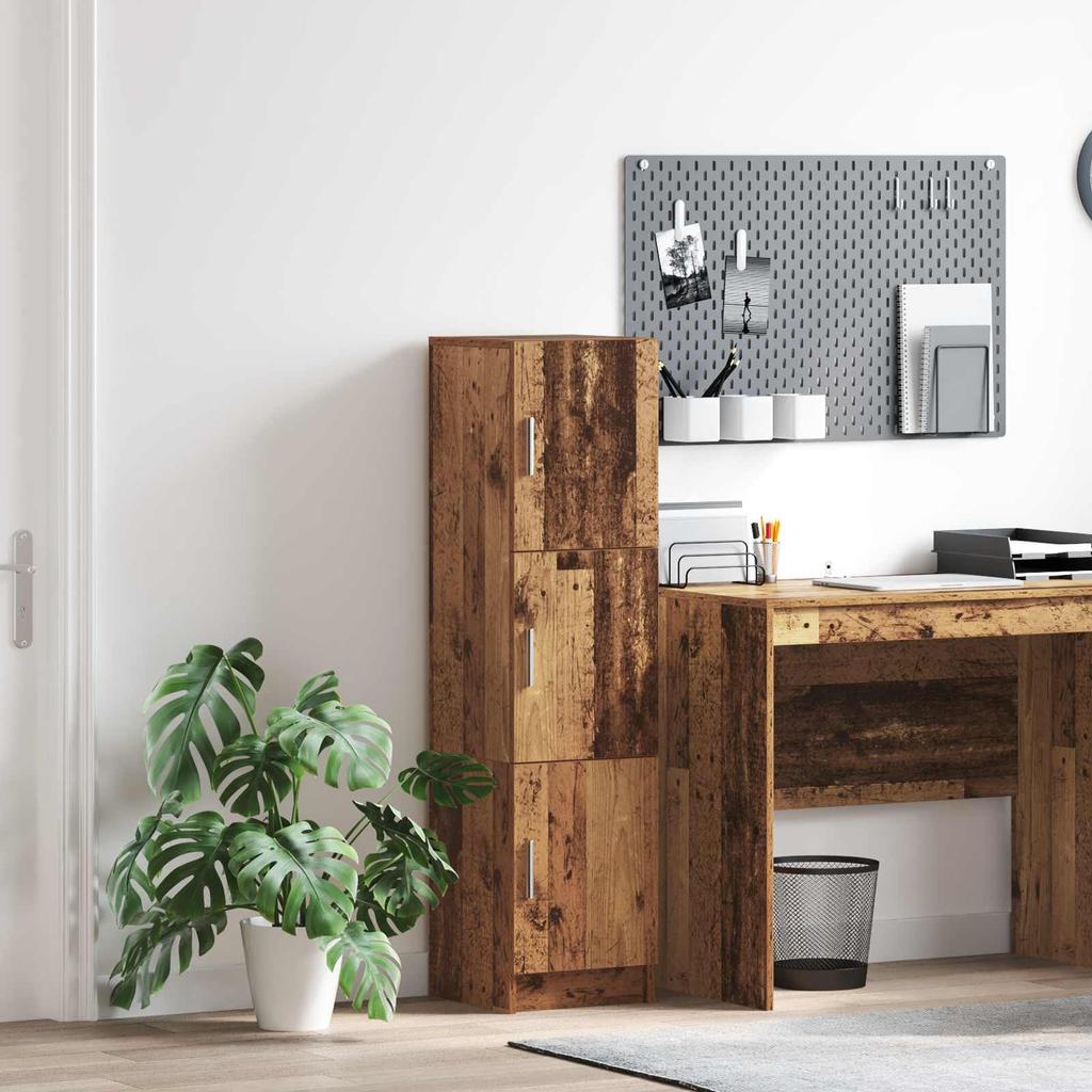 Highboard Reclaimed Wood 31.5 x 32 x 122.5 cm