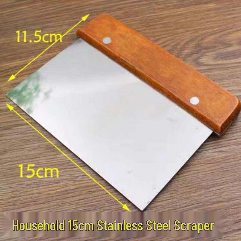 Набор скребков и ножей для теста из нержавеющей стали