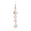 Artistic Resin Kite Keychain With Wind Chime Keyring With Swinging Ornament Handmade Camera Strap Accessory