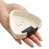 Piatti Triangolari in Ceramica con Punti di Sesamo per Palline di Riso, Piatto per Salse, Semplicità, Casa, Creativo, Piatto per Salse Hot Pot, Piatto per Aceto