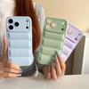 Giacca in piumino morbida Custodia in silicone per telefono per IPhone 17 Air 16E 16 15 14 13 12 11 Pro Max 16 Plus Cover protettiva antiurto per fotocamera
