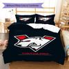 Virtus Pro Pattern Bedding Set Quilt Cover Pillowcase Home Decor Gift (1 * duvet cover + 2 * pillowcase, without core)