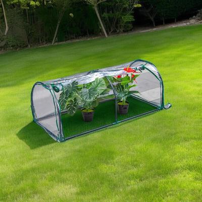 Transparent Garden Warmer Cover Vegetable Flower and Plant Insulated Warming Shed Greenhouse Warming Sunroom Rainproof Cover New