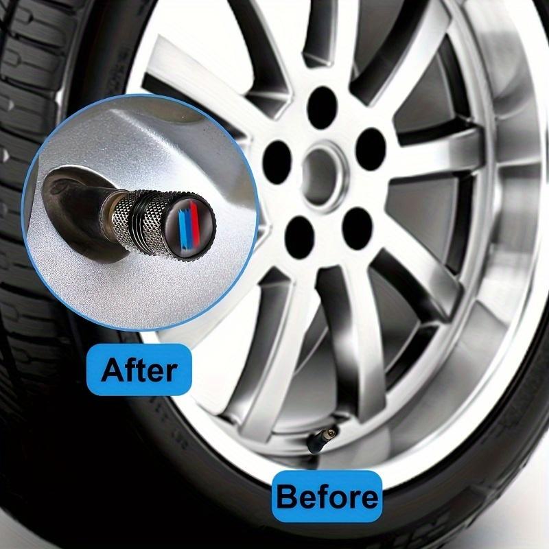 Aluminum Alloy Tire Valve Caps, Suitable for Automotive, Motorcycle, and Bicycle, Rust and Dust Resistant Tire Valve Cover Accessories