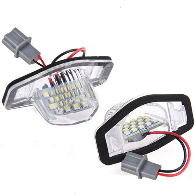 Honda License Plate Light for CR-V, FR-V, Jazz, Odyssey, Stream - Cross-Border Compatible