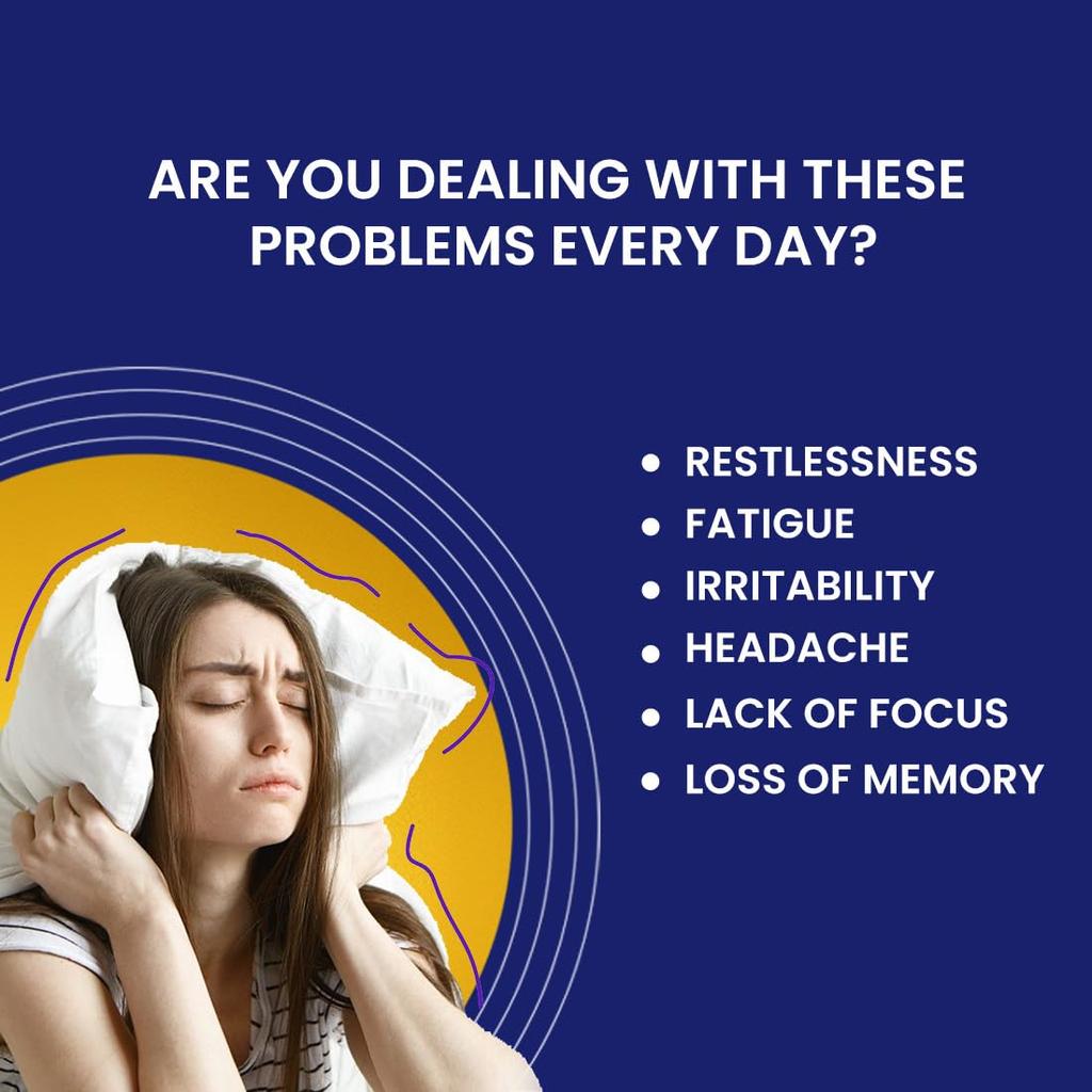 Dr. Morepen Sleep Tabs with Jatamansi, Tagar & Ashwagandha for Restful Sleep 60 Veg Tablets Pack of 2