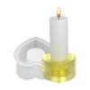 Heart Silicone Candlestick Molds Geometric Star Round Candle Holder Mould Home Decors Star Candle Holder Home Ornament