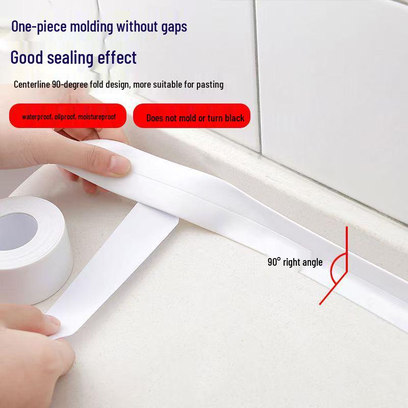 Waterproof Mildew-Proof PVC Seam Sticker for Kitchen & Bathroom
