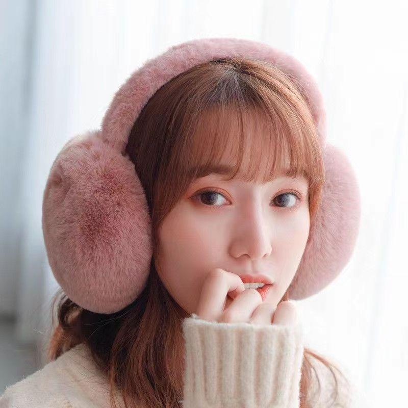 Ear Warmer Cute Cold Resistant Soft Stylish Autumn Winter Fluffy Headband Earmuffs for Weather