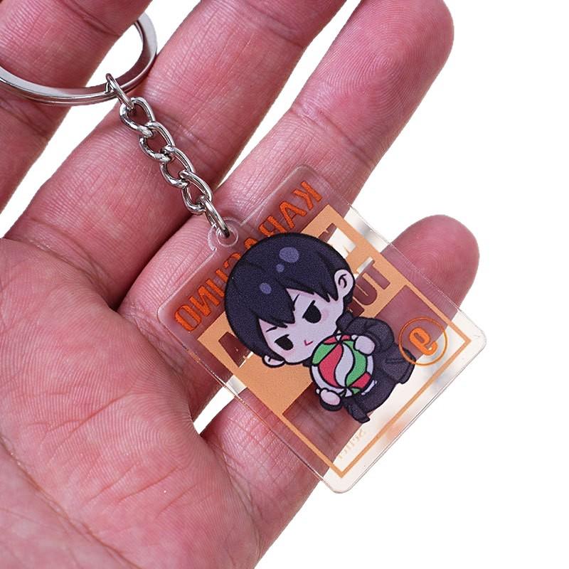 Customizable Double-Sided Acrylic Cartoon Character Anime Keychain