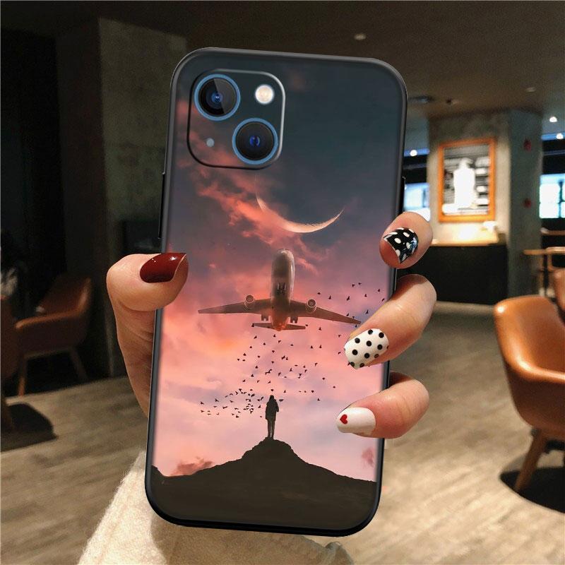 Airplane Aesthetic Art Case for Samsung A11 A12 A13 A15 A52S A53 A55 A56 A70 A71 A72 A73 F06 F16 F56 S10 Plus S10e