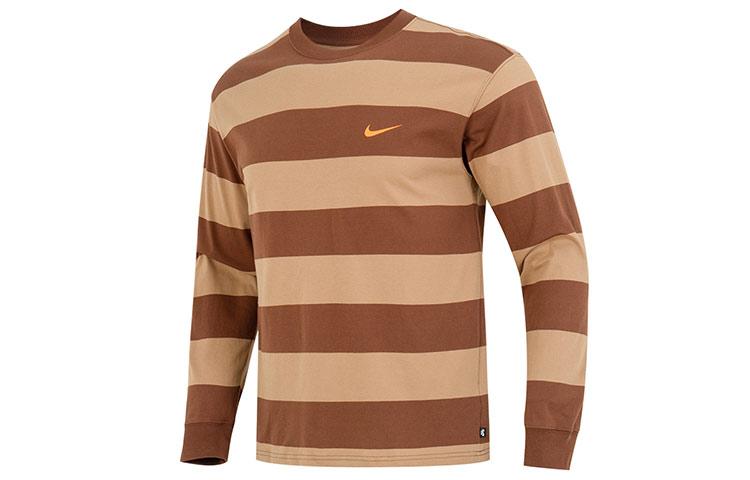 Nike Sweatshirts Men s Brown Crew Neck Moderate Other DV9147-259 L