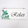 Set of Four Wooden Motivational Wall Hanging Ornaments: Decorative Plaques for Home Décor
