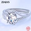 925 Sterling Silver Ruby Ring for Women Wedding Fashion Jewelry