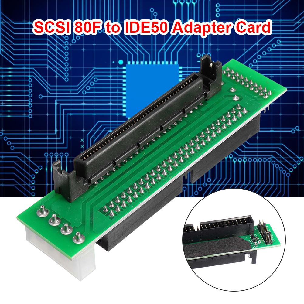 Cheap SCSI SCA 80Pin to 50Pin IDE Computer Hard Disk Adapter Converter